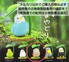 【bird】あまやどり マスコットフィギュア(フクロウ)【ミニブック付】