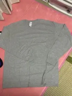 GILDAN グレー 長袖カットソー