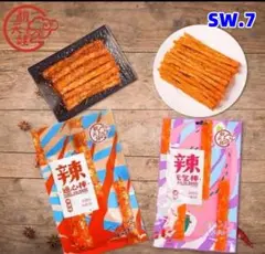 SW.7 通心棒1袋　元気棒1袋　辣条　ラーティアオ　翻天娃辣条　中国[3r04