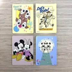 ディズニーストア じゃんけんカード ミッキー ミニー トイストーリー 4枚セット