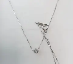 メゾンジュエル 4℃ 一粒ダイヤモンドネックレス