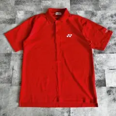 ヨネックス YONEX ロゴ刺繍 半袖ポロシャツ バドミントン メンズ