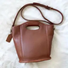 未使用?レア品 オールドコーチ ショルダーバッグ 茶色 OLD COACH