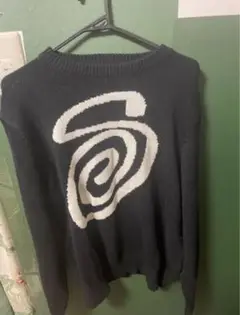 STUSSY CURLY S SWEATER ニット セーター M size