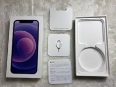 iPhone 12 mini 純正箱のみ パープル 本体なし