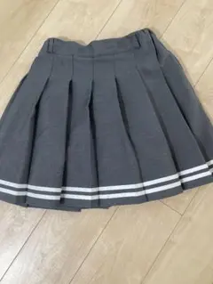 グローバルワーク　グレー プリーツスカート160