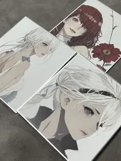 NieR 消セナイ記憶 色紙 ニーア ヨナ デボル ポポル