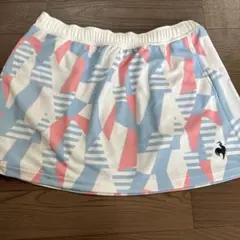 ルコック　テニスウェア 冷感グラフィック スコート　接触冷感