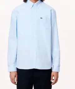 LACOSTE ラコステ　 ボタンダウン　オックスフォードシャツ ライトブルー