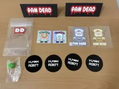 HUMAN ROBOT PAN DEAD ステッカー 2種 ショックン ワッサン