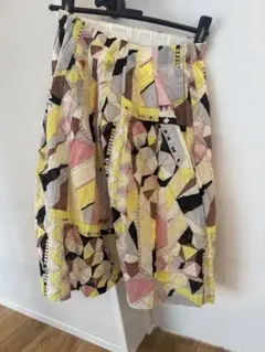 joilette コットン膝丈スカート　プッチ風