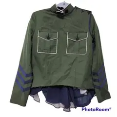 sacai ミリタリー シャツ ジャケット