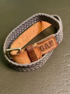 GAP 編み込みレザーベルト サイズS
