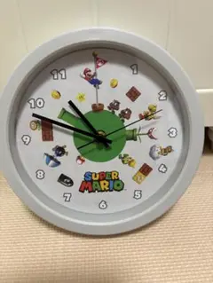 スーパーマリオ 掛時計 直径約30cm