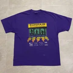 90s シングルステッチ USA製 マラソン大会 記念 アート スポンサー ロゴ