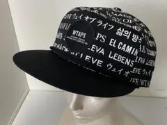 WTAPS/キャップ/総柄/WAY OF LIFE/帽子/限定/ブラック/美品
