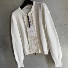 新品未使用 22 新作 moncler カーディガン ホワイト