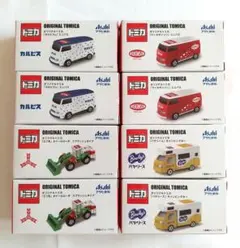 【非売品】トミカ×アサヒ飲料 ミニカーセット4アイテム各2個 計8台