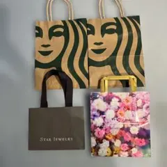 ブルガリ　スタバ　ハラダ　スタージュエリーショッパー　まとめ売り　美品5枚セット