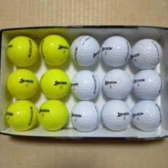 ゴルフロストボール Srixon DISTANCE 15個。