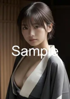 A4サイズアートポスター 1点もの 美女ポスター最高品質 C-C-36