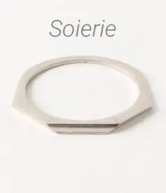 Soierie バングル シルバー