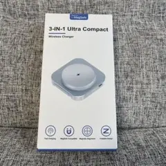 3in1 ワイヤレス充電器 折り畳み式 Magsafe充電器急速充電 コンパクト