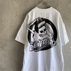 SUAVECITO ポマード ロゴプリントTシャツ M ホワイト