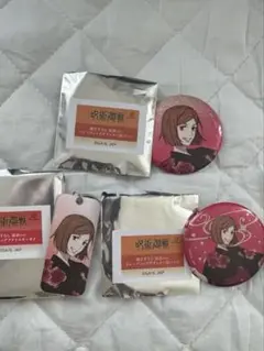 呪術廻戦 浅草花やしき 釘崎野薔薇 缶バッジ2点＆アクリルキータグ1点(計3点)
