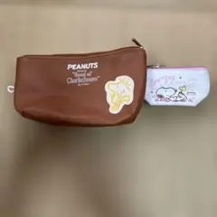 スヌーピーポーチ2個