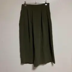 ⬜︎ATSURO TAYAMA オリーブグリーン ガウチョパンツ
