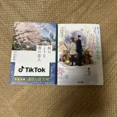 桜のような僕の恋人 君にささやかな奇蹟を 宇山圭佑 小説 2冊セット