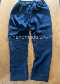 handmadeもんぺうなぎの寝床ゆったりLサイズ長めリネン