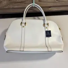 ELLE ホワイト ハンドバッグ