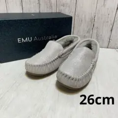 未使用⭐️エミュ オーストラリア　スリッポン　モモカシ　26cm
