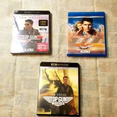 トム・クルーズ TOP GUN & MAVERICK 4Kセット　3枚組