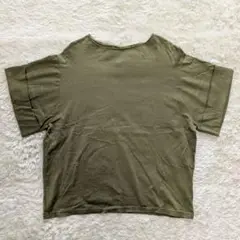 スピックアンドスパン カーキ 半袖Tシャツ カットソー フリーサイズ