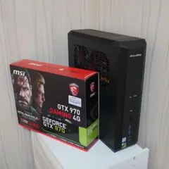 スリム型ゲーミングPC(i5 9400F/GTX970/16GB/525GB)