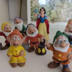 白雪姫と七人の小人 フィギュアセット 8体