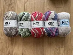 KFS & Opal マルチカラーヤーン 5個セット バラ売り不可！