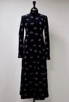 【美品】Mame Kurogouchi ベロアワンピース　サイズ1 美品】Mame Kurogouchi ベロアワンピース Size 1 最終値下