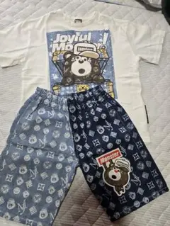 Joyful Monster Tシャツとショートパンツセット
