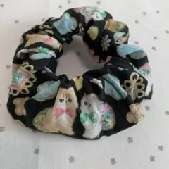 No.545ユキエモン♡アイシングクッキー♡ふわっとシュシュ