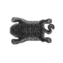 fcrb TIGER SMALL RUG MAT BLACK ラグマット