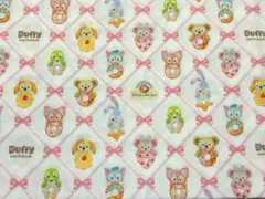 ダッフィー♥ステラルー♥リーナベル♥はぎれ♥約50✖️70♥ポリコットン