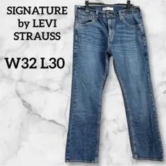 レア✨ シグネチャーリーバイストラウス 【W32 L30 ブルー　デニム　洗える