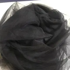黒チュール生地