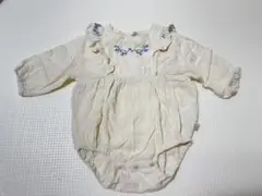 tete a tete アイボリー刺繍ロンパース