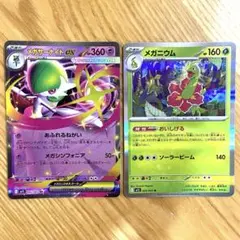 ポケモンカード メガシンフォニア メガサーナイトex RR・メガニウム R 新品