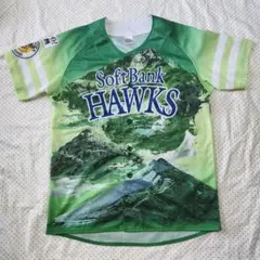 SoftBank Hawks ユニフォーム メッシュ 緑 L